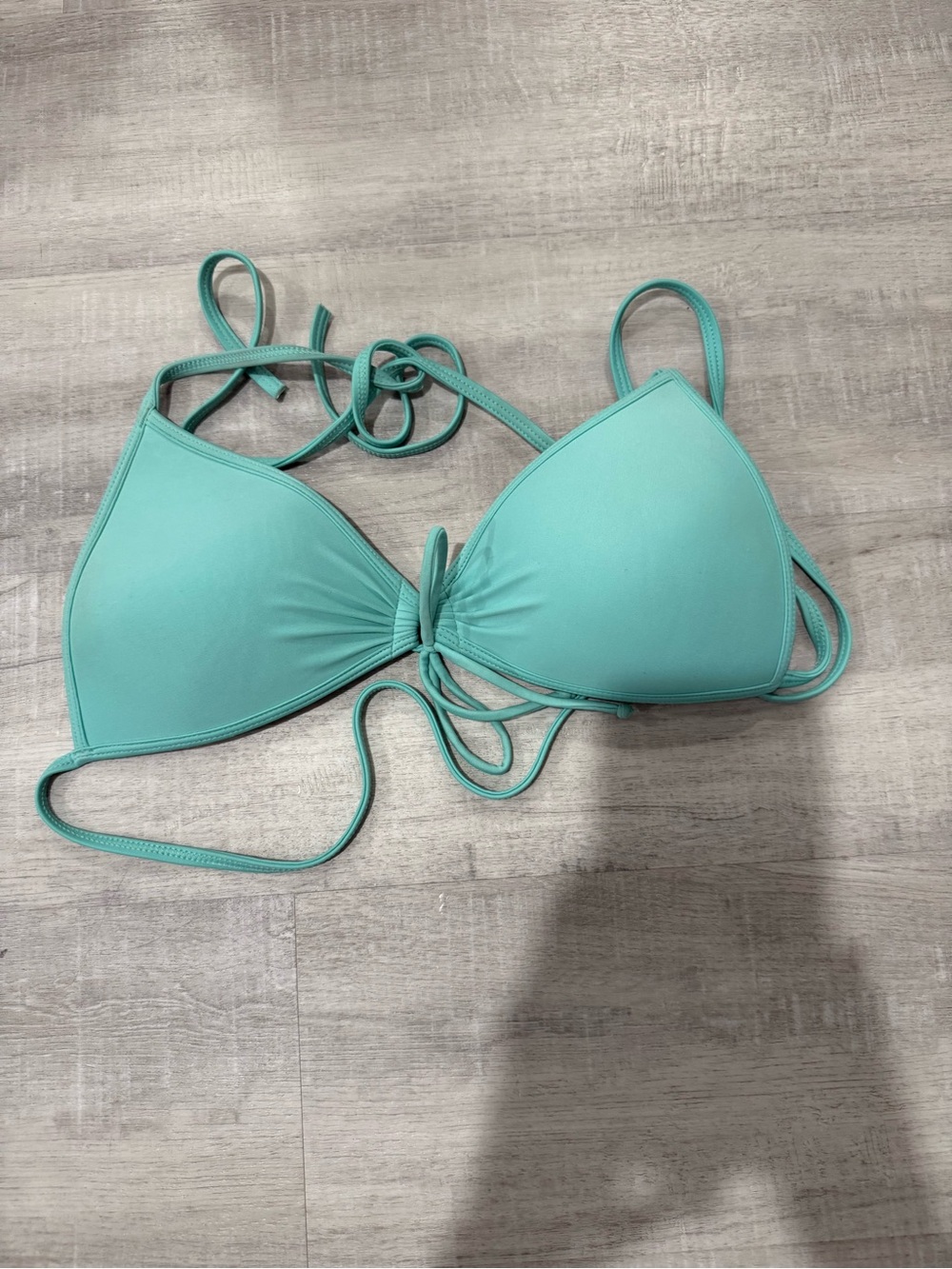 Body Glove Teal Triangle String Bikini Top